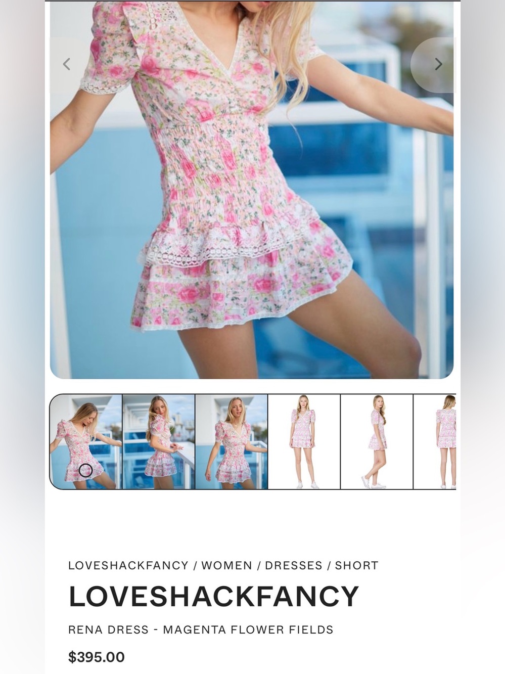 LoveShackFancy Rena Dress